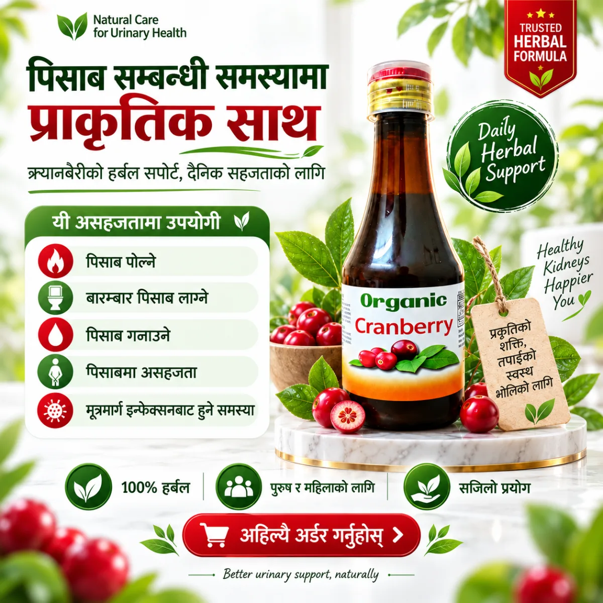 Cranberry Juice For Urinary Health