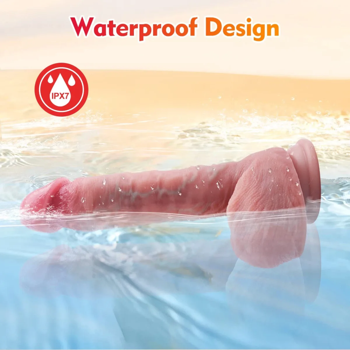 Realistic Thrusting + Vibrating Dildo — image 3